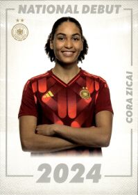 Cora Zicai - Panini DFB-Frauen Team-Set National Debut 2025, Nr. DEB-26 – Insert