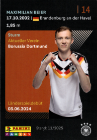 Maximilian Beier - Panini FIFA World Cup DFB-Sammelkarten 2026, Nr. 14