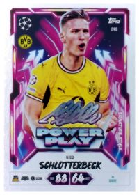 Nico Schlotterbeck - Topps Match Attax UEFA Club Competitions Power Play Signature Style 2026-27, Nr. 240