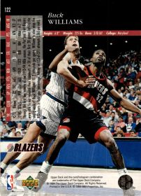 Buck Williams - Upper Deck Base Set 1994-95, Nr. 122