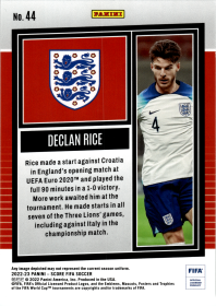 Declan Rice - Panini Score FIFA Base Set 2022-23, Nr. 44