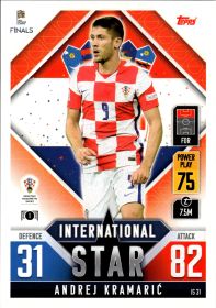 Andrej Kramarić - Topps Match Attax 101 Road to UEFA Nations League Finals International Star 2022-23, Nr. IS 31
