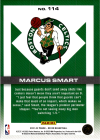 Marcus Smart - Panini Recon Base Set 2021-22, Nr. 114