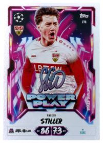 Angelo Stiller - Topps Match Attax UEFA Club Competitions Power Play Signature Style 2026-27, Nr. 276