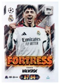 Federico Valverde - Topps Match Attax UEFA Club Competitions Fortress 2026-27, Nr. 152