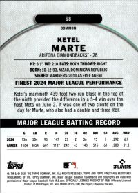 Ketel Marte - Topps Finest Base Set 2025, Nr. 68