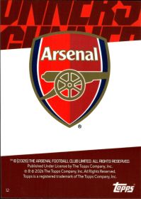 Christian Nørgaard - Topps Chrome Arsenal Team Set Base Set 2025-26, Nr. 12