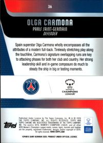 Olga Carmona - Topps Chrome UEFA Women's Champions League Base Set 2025-26, Nr. 36