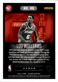 Lou Williams - Panini Illusions Base Set 2020-21, Nr. 46