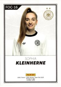 Sophia Kleinherne - Panini DFB-Frauen Team-Set FOC 2025, Nr. FOC-16 – Insert