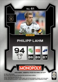 Philipp Lahm - Panini Prizm Monopoly FIFA World Cup Base Set 2026, Nr. 61