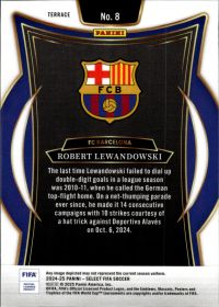 Robert Lewandowski - Panini Select FIFA Terrace 2024-25, Nr. 8