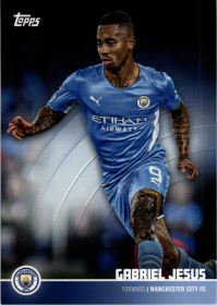 Gabriel Jesus - Topps Manchester City Team Set Base Set 2021-22