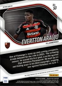 Evertton Araújo - Panini Prizm FIFA Base Set 2025-26, Nr. 53 – Rookie Card, Mosaic