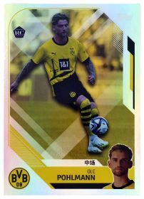 Ole Pohlmann - Topps Borussia Dortmund Team Set China Edition Base Set 2023-24, Nr. BVBC-17 – Rookie Card