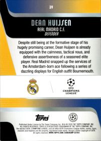Dean Huijsen - Topps UEFA Club Competitions Base Set 2025-26, Nr. 39