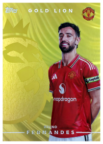 Bruno Fernandes - Topps Flagship Premier League Gold Lion 2026-27, Nr. GL 15 – Insert