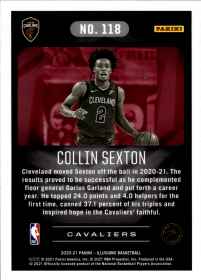 Collin Sexton - Panini Illusions Base Set 2020-21, Nr. 118