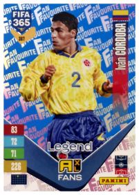 Iván Córdoba - Panini Adrenalyn XL FIFA 365 Fan Favourites 2026-27, Nr. 367 – Blue, Insert