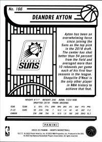 Deandre Ayton - Panini Hoops Base Set 2022-23, Nr. 166