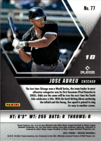 Jose Abreu - Panini Mosaic Base Set 2021, Nr. 77