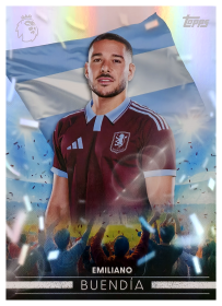 Emiliano Buendía - Topps Flagship Premier League Flying the Flag 2026-27, Nr. FF 4 – Insert