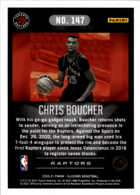 Chris Boucher - Panini Illusions Base Set 2020-21, Nr. 147
