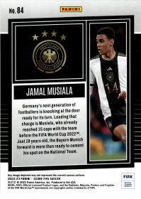 Jamal Musiala - Panini Score FIFA Base Set 2022-23, Nr. 84