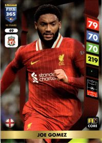 Joe Gomez - Panini Adrenalyn XL FIFA 365 Base Set 2025, Nr. 49