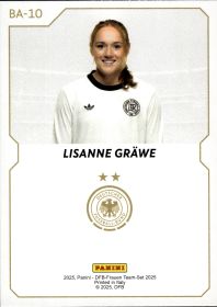 Lisanne Gräwe - Panini DFB-Frauen Team-Set Base Set 2025, Nr. BA-10