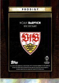 Noah Darvich - Topps Deco UEFA Club Competitions Prodigy 2025-26