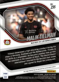 Malik Tillman - Panini Prizm FIFA Base Set 2025-26, Nr. 235