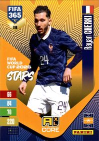 Rayan Cherki - Panini Adrenalyn XL FIFA 365 FIFA World Cup 2026 Stars 2026-27, Nr. 196