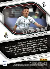 Hyeon-Oh Kim - Panini Prizm FIFA Base Set 2025-26, Nr. 35 – Rookie Card
