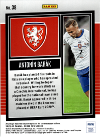 Antonín Barák - Panini Score FIFA Base Set 2022-23, Nr. 38
