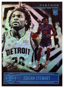 Isaiah Stewart - Panini Illusions Base Set 2020-21, Nr. 172 – Rookie Card, Trophy Collection Starlight