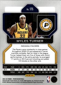 Myles Turner - Panini Prizm Base Set 2021-22, Nr. 175
