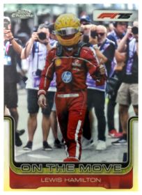 Lewis Hamilton - Topps Chrome Formula 1 On the Move 2025, Nr. 191
