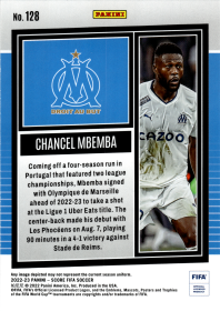Chancel Mbemba - Panini Score FIFA Base Set 2022-23, Nr. 128