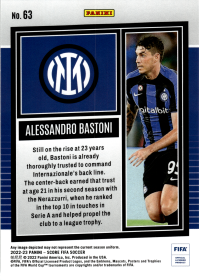 Alessandro Bastoni - Panini Score FIFA Base Set 2022-23, Nr. 63