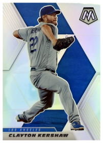 Clayton Kershaw - Panini Mosaic Base Set 2021, Nr. 32 – Silver Prizm
