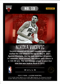 Nikola Vucevic - Panini Illusions Base Set 2020-21, Nr. 13