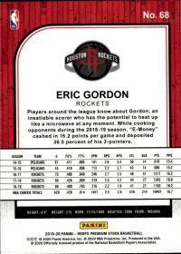 Eric Gordon - Panini Hoops Premium Stock Base Set 2019-20, Nr. 68