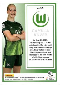 Camilla Küver - Panini Frauen-Bundesliga TC Collection Base Set 2025-26, Nr. 15