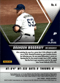Brandon Woodruff - Panini Mosaic Base Set 2021, Nr. 4
