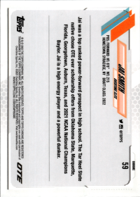 Jai Smith - Topps Chrome OTE Base Set 2022, Nr. 59 – Rookie Card