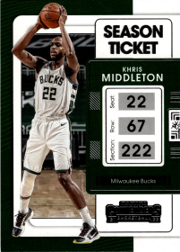 Khris Middleton - Panini Contenders Season Ticket 2021-22, Nr. 83