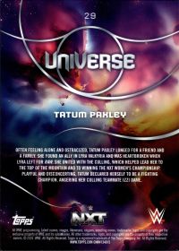 Tatum Paxley - Topps WWE Universe Base Set 2026, Nr. 29