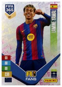 Lamine Yamal - Panini Adrenalyn XL FIFA 365 Fan Favourites 2026-27, Nr. 427 – Insert