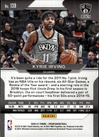 Kyrie Irving - Panini Prizm Base Set 2020-21, Nr. 139